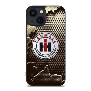 INTERNATIONAL HARVESTER FARMALL METAL LOGO iPhone 14 Plus Case