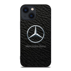 MERCEDES BENZ LOGO ON LEATHER iPhone 14 Plus Case