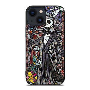 NIGHTMARE BEFORE CHRISTMAS ART GLASS iPhone 14 Plus Case