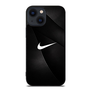 NIKE LOGO BLACK ABSTRACT LINE iPhone 14 Plus Case