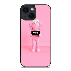 PINK KAWS X HUF STREETWEAR iPhone 14 Plus Case