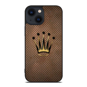 ROLEX WATCH LOGO METAL iPhone 14 Plus Case