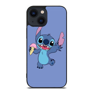 STITCH DISNEY CARTOON ICE CREAM iPhone 14 Plus Case