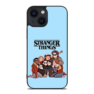 STRANGER THINGS CARTOON CHARACTERS iPhone 14 Plus Case