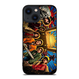 STRANGER THINGS CHARACTERS ART iPhone 14 Plus Case