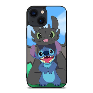 TRAIN YOUR DRAGON TOOTHLESS AND STITCH iPhone 14 Plus Case