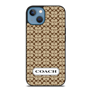 COACH NEW YORK LOGO EMBLEM PATTERN iPhone 13 Case