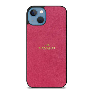 COACH NEW YORK LOGO PINK iPhone 13 Case