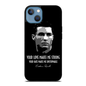 CRISTIANO RONALDO CR7 QUOTE iPhone 13 Case