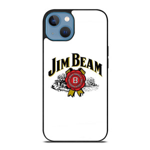JIM BEAM WHISKEY LOGO WHITE iPhone 13 Case