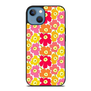 MARIMEKKO POPPY COLORFUL FLOWER iPhone 13 Case