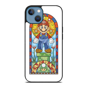 MARIO BROSS NINTENDO GLASS ART iPhone 13 Case