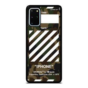 OFF WHITE CAMO BACKGROUND Samsung Galaxy S20 Plus Case OFF WHITE CAMO BACKGROUND Samsung Galaxy S20 Plus Case