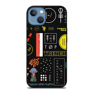 TWENTY ONE PILOTS LOGO COLLAGE iPhone 13 Case