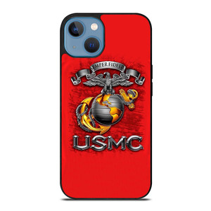 USMC US MARINE CORPS RED iPhone 13 Case