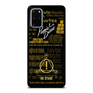 PANIC AT THE DISCO LOGO GOLD Samsung Galaxy S20 Plus Case PANIC AT THE DISCO LOGO GOLD Samsung Galaxy S20 Plus Case
