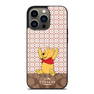COACH NEW YORK LOGO WINNIE THE POOH DISNEY iPhone 13 Pro Case
