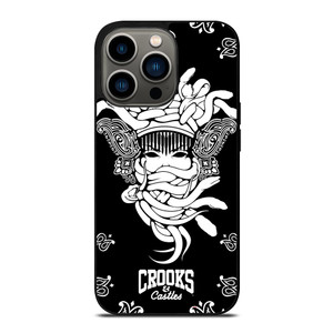 CROOKS AND CASTLES BLACK WHITE iPhone 13 Pro Case