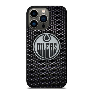 EDMONTON OILERS METAL LOGO iPhone 13 Pro Case