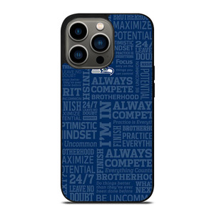SEATTLE SEAHAWKS NFL QUOTE iPhone 13 Pro Case