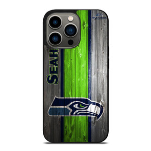 SEATTLE SEAHAWKS WOODEN LOGO iPhone 13 Pro Case