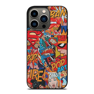 SUPERHERO DC MARVEL POP ART iPhone 13 Pro Case