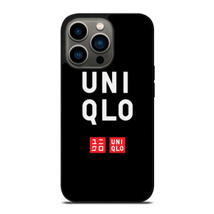 UNIQLO LOGO BLACK 2 iPhone 13 Pro Case