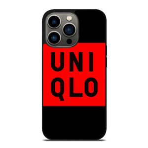 UNIQLO LOGO RED BLACK iPhone 13 Pro Case
