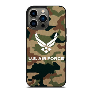 US AIR FORCE LOGO CAMO iPhone 13 Pro Case