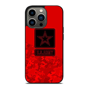 US ARMY LOGO RED iPhone 13 Pro Case