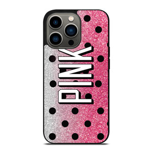 VICTORIA'S SECRET PINK LOGO SPARKLE iPhone 13 Pro Case