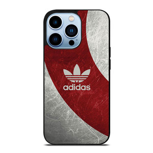 ADIDAS RED GRUNGE TEXTURE LOGO iPhone 13 Pro Max Case