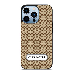 COACH NEW YORK LOGO EMBLEM PATTERN iPhone 13 Pro Max Case