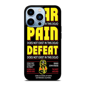 COBRA KAI KARATE QUOTES iPhone 13 Pro Max Case