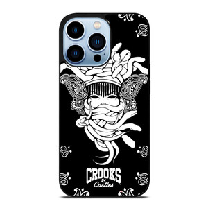 CROOKS AND CASTLES BLACK WHITE iPhone 13 Pro Max Case