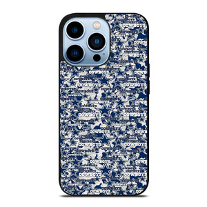 DALLAS COWBOYS LOGO FOOTBAL TEAM COLLAGE ICON iPhone 13 Pro Max Case