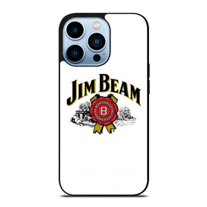 JIM BEAM WHISKEY LOGO WHITE iPhone 13 Pro Max Case