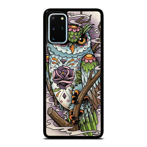 SUGAR SKULL OWL TATTO LOGO Samsung Galaxy S20 Plus Case