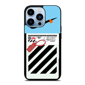NIKE AIR JORDAN OFF WHITE BLUE WHITE iPhone 13 Pro Max Case