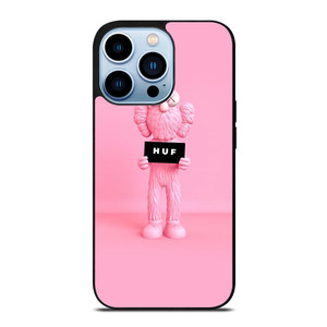 PINK KAWS X HUF STREETWEAR iPhone 13 Pro Max Case