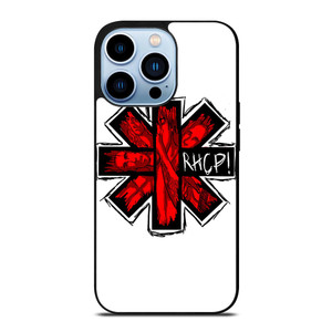 RED HOT CHILI PEPPERS LOGO WHITE iPhone 13 Pro Max Case