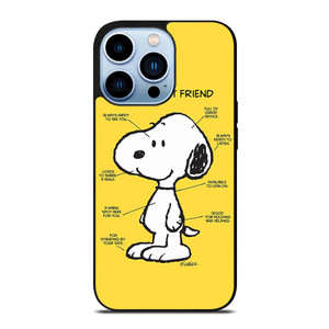SNOOPY DOG PERFECT FRIEND iPhone 13 Pro Max Case
