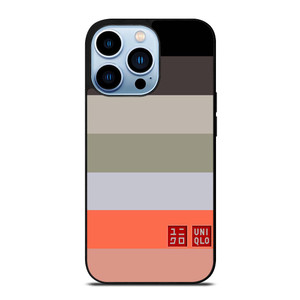 UNIQLO LOGO COLORFUL STRIPES iPhone 13 Pro Max Case