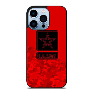US ARMY LOGO RED iPhone 13 Pro Max Case