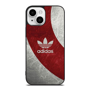 ADIDAS RED GRUNGE TEXTURE LOGO  iPhone 13 Mini Case