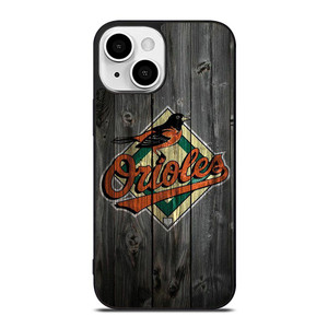 BALTIMORE ORIOLES LOGO BASEBALL TEAM WOODEN ICON iPhone 13 Mini Case