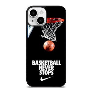 BASKETBALL NEVER STOPS iPhone 13 Mini Case