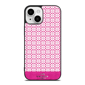 COACH NEW YORK PINK LOGO iPhone 13 Mini Case