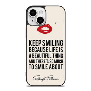 MARYLIN MONROE QUOTES iPhone 13 Mini Case