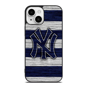 NEW YORK YANKEES BASEBALL TEAM WOODEN LOGO iPhone 13 Mini Case
